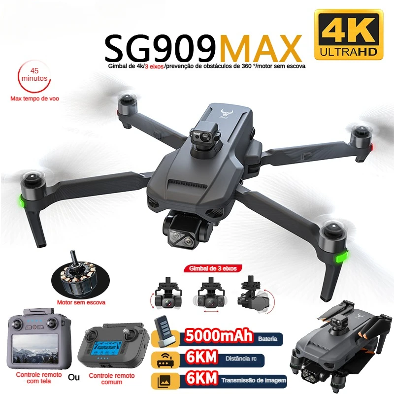 Drone Mapping - ZLL SG909 SG909MAX Professionelle Drohne mit